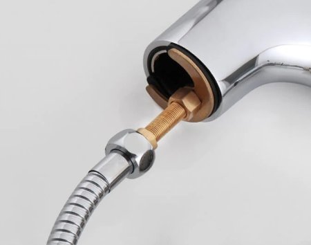 Смеситель для раковины Frap H68 F1268 с гигиеническим душем Хром 