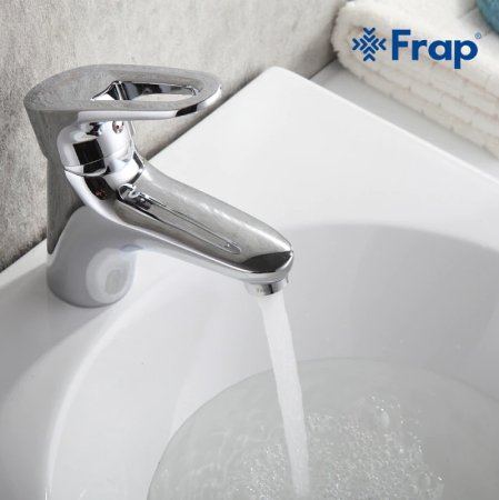 Смеситель для раковины Frap H68 F1268 с гигиеническим душем Хром 