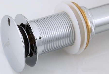 Донный клапан Frap F65 click-clack Хром 