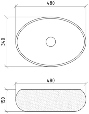 Раковина-чаша Boheme NeoArt 48 861 Серебро 