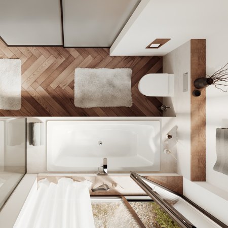 Стальная ванна Kaldewei Cayono Duo 725 180x80 272500013001 с покрытием Easy-clean 