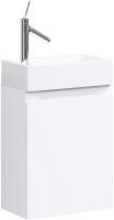 Тумба под раковину Aqwella Леон 40 Ln-MP.01.04/W подвесная Белая