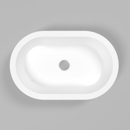 Раковина-чаша Whitecross Malachite A 55 0721.055035.100 Белая глянцевая 