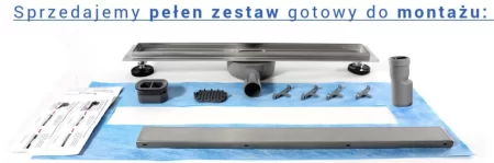 Душевой канал 600 мм 2 в 1 с основой под плитку Rea Neo&Pure Pro REA-G0900 