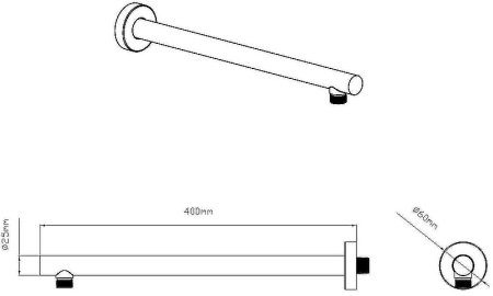 Душевая система Vincea VSFW-422T2CH с термостатом Хром 