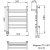Полотенцесушитель электрический Ника Trapezium ЛТ г2 ВП 60х50 левый тэн 