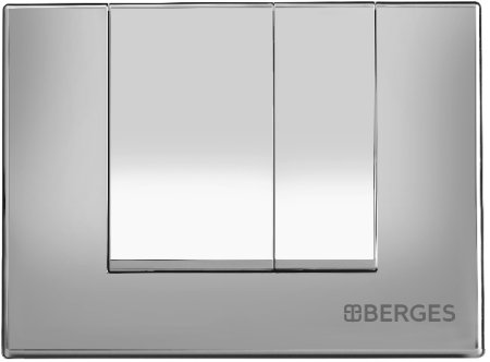 Клавиша смыва Berges Novum S3 040043 Хром 