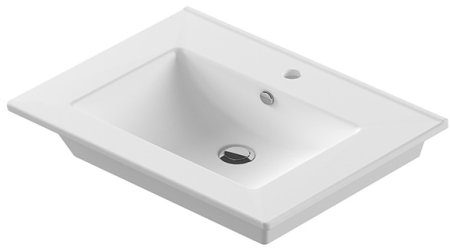 Раковина Sanita Luxe Quadro 75 QDR75SLWB01 Белая 