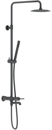 Душевая система Damixa Scandinavian Pure 936740300 Черная матовая 