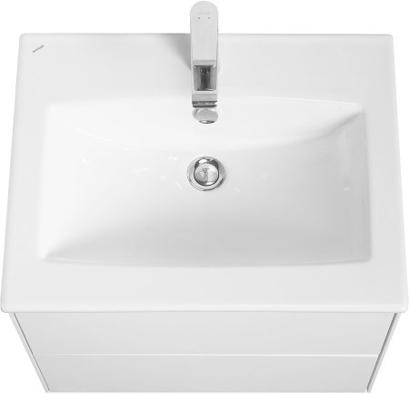 Тумба под раковину Aquaton Сохо 60 1A258001AJ010 подвесная Белая глянцевая 