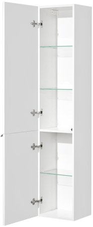 Шкаф пенал Aquaton Беверли 34 L 1A235403BV01L подвесной Белый глянец 