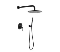 Душевая система (встраиваемая) AltroBagno Metropoli 040402 NeOp чёрная