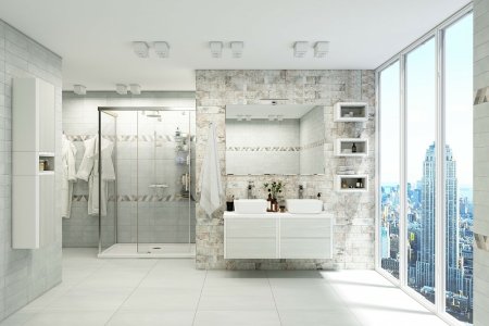 Тумба под раковину Aquaton Брук 80 1A202001BCDL0 подвесная Дуб латте 