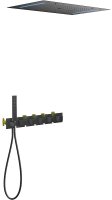 Душевая система Timo Petruma SX-5229/03SM с термостатом Черная