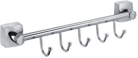 Планка с пятью крючками FIXSEN KVADRO FX-61305B-5, хром 