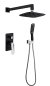 Душевая система (встраиваемая) Boheme Venturo 374-B Черный / хром 