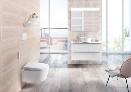 Унитаз биде Roca Inspira In-Wash 803060001 подвесной с сиденьем Микролифт 