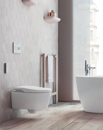 Унитаз биде Roca Inspira In-Wash 803060001 подвесной с сиденьем Микролифт 