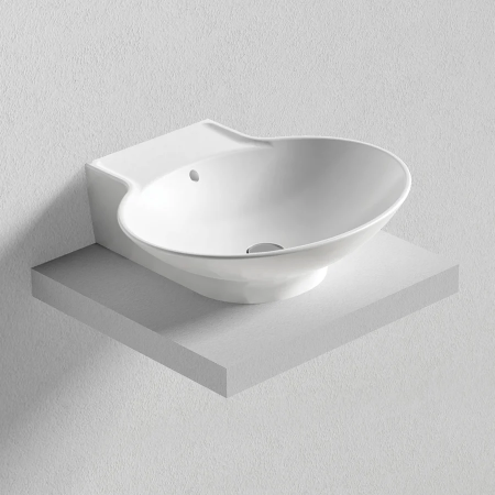 Раковина накладная Bien Harmony HRLG06101FD1W3000 белая 