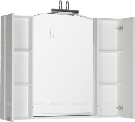 Зеркало-шкаф Aquanet Асти 105 белый 