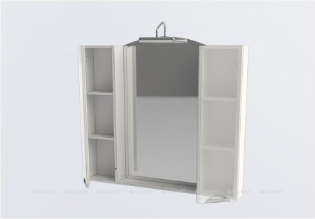 Зеркало-шкаф Aquanet Асти 105 белый 