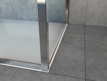 Душевой уголок Vincea Garda 180х100 VSR-1G21018CL профиль Хром стекло прозрачное 