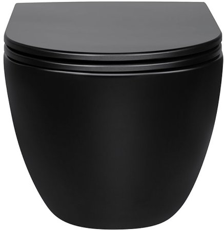 Унитаз Vincea Evo VT1-34MB подвесной с сиденьем Микролифт 