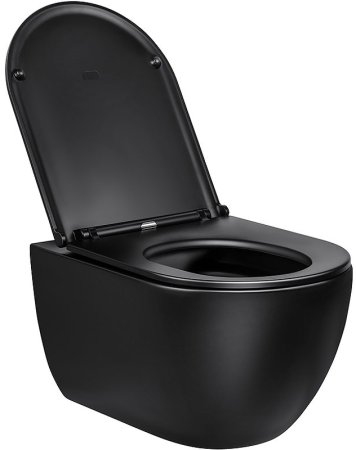 Унитаз Vincea Evo VT1-34MB подвесной с сиденьем Микролифт 