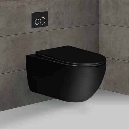 Унитаз Vincea Evo VT1-34MB подвесной с сиденьем Микролифт 