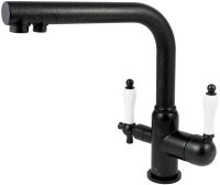 Смеситель для кухни Kaiser Vincent 31144-2 Черный мрамор