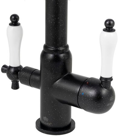 Смеситель для кухни Kaiser Vincent 31144-2 Черный мрамор 