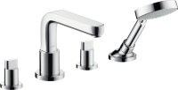 Смеситель Hansgrohe Metris S 31446000 на борт ванны