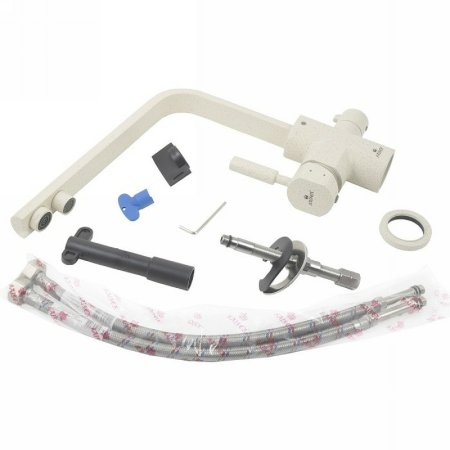 Смеситель для кухни Kaiser Decor 40144-11 Бежевый мрамор 