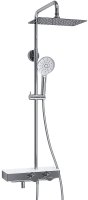 Душевая система WasserKRAFT A113.069.127.CH Thermo с термостатом Хром Белая