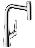 Смеситель Hansgrohe Talis Select M51 72822000 220jet для кух. мойки, с вытяжным изливом