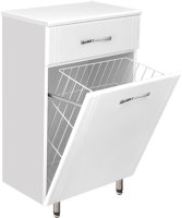 Комод Style Line Эко Стандарт ТН 60 с бельевой корзиной Белый глянец