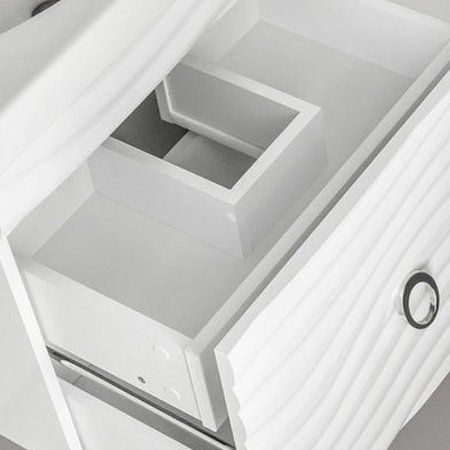 Тумба под раковину Style Line Вероника 60 Люкс Plus ЛС-00000727 подвесная Белый глянец 