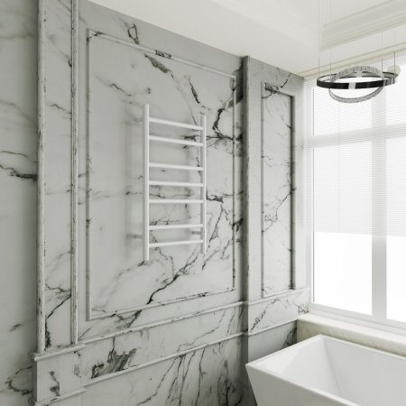 Полотенцесушитель электрический (лесенка) Bauedge Stil DB-0035, 40x80 см 