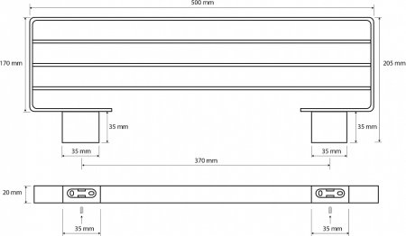 Полка Bemeta Via 135002182 