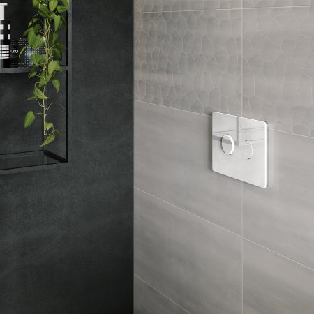 Кнопка смыва Cersanit AQUA P-BU-ACN-CIR-PN/Wh/Gl белая 