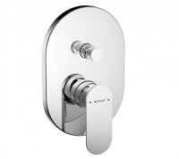 Смеситель для душа встраиваемый на 1 потока Bravat Gina PB865104CP-2-ENG, хром Смеситель для душа встраиваемый на 1 потока Bravat Gina PB865104CP-2-ENG, хром