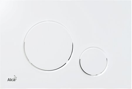Кнопка смыва AlcaPlast THIN M670 белый 