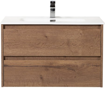 Тумба с раковиной BelBagno KRAFT-800-2C-SO-RT Rovere Tabacco 