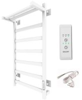 Полотенцесушитель электрический с полочкой (лесенка) Тругор Пэк сп 20 кв П 80х50 см, белый