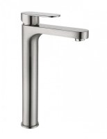 Смеситель для раковины высокий Grocenberg GB3011NK, никель