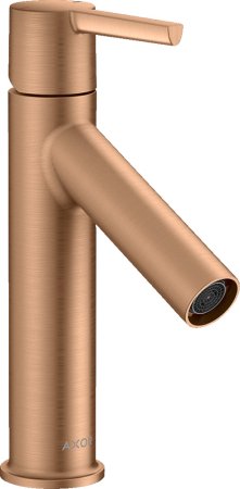 Смеситель Axor Starck 10003140 для раковины, шлифованная бронза 