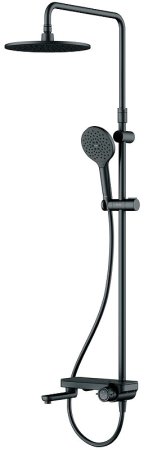 Душевая система AM.PM Like F0780722 Черная матовая 