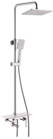 Душевая система Rose R2536F, белый/хром 