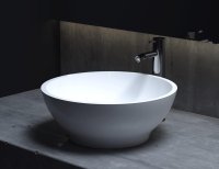 Раковина накладная матовая 42x42 Salini GLORIA 303 1102203M