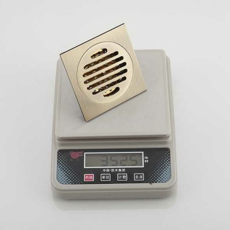 Душевой трап Gappo G81001-4 с решеткой Бронза 